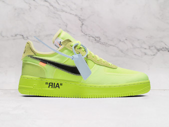 Nike Air Force 1 Off-White ‘Volt’ – Neon Yellow Sneaker with Off-White Branding
