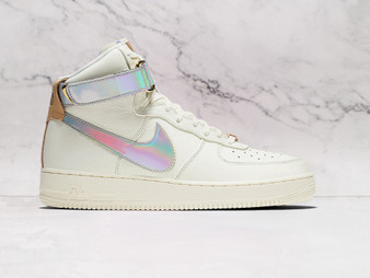 Nike Air Force 1 High The Bund with iridescent Swoosh
