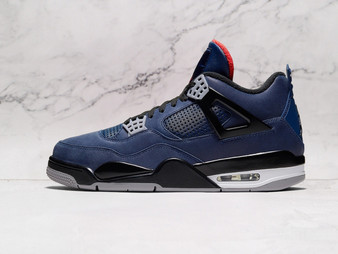Air Jordan 4 Winterized Loyal Blue – Suede Upper with Rubberized Overlays and Fleece Lining