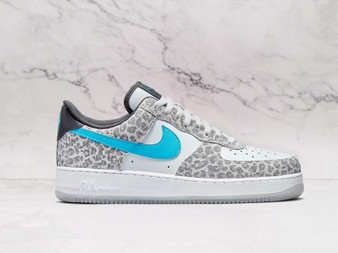 Nike Air Force 1 Leopard Print – Black Leather Upper with Bold Leopard Print Swoosh