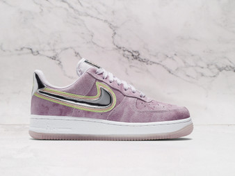 Nike Air Force 1 Low 'P(HER)SPECTIVE' – Suede Upper in Violet Star with Metallic Chrome Swooshes and Translucent Outsole