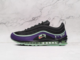 Nike Air Max 97 'Slime Halloween' – Black Sneaker with Slime Graphics and Glow-in-the-Dark Outsole