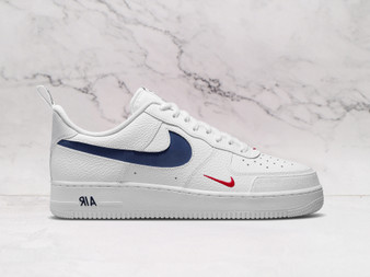 Nike Air Force 1 LV8 'Patriots' – White Leather Upper with Midnight Navy Swoosh and Patriots Logo
