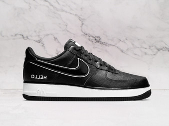 Nike Air Force 1 '07 LX 'Hello' x Urbanstar – Black Leather Upper with White Accents