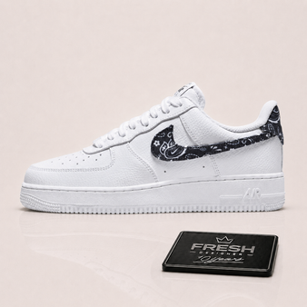 Air force 1 White black Paisley