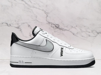 Air Force 1 Lv8 Nike Multiple Tweaks – White Leather Upper with Black and Red Accents