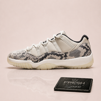 Air Jordan 11 Retro Low Light Bone Snakeskin
