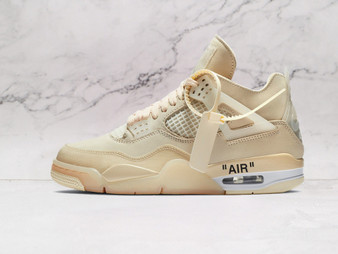 Off-White x Air Jordan 4 Retro SP Sail