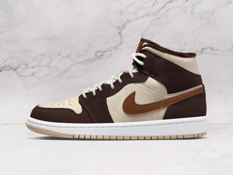 Air Jordan 1 Mid SE Brown Basalt Oatmeal