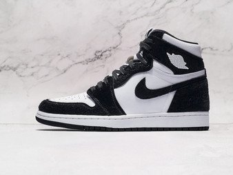 Air Jordan 1 Retro High Twist – White Leather with Tartan Accents