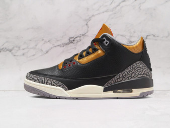Jordan 3 Retro Black Cement Gold – Premium Classic Sneaker