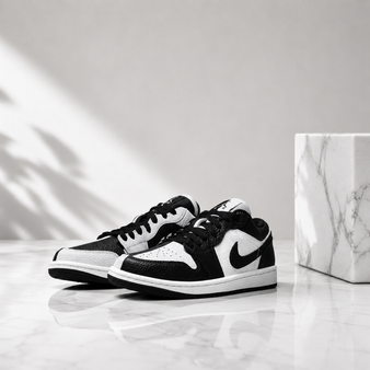 Jordan 1 Low SE Homage Split White Black
