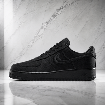 Air Force 1 Low Stussy Black