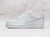 Nike Air Force 1 Low Triple White ‘07 with tonal white Swoosh and leather