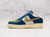 Air force 1 SE Undefeated 5 on it Blue yellow crock