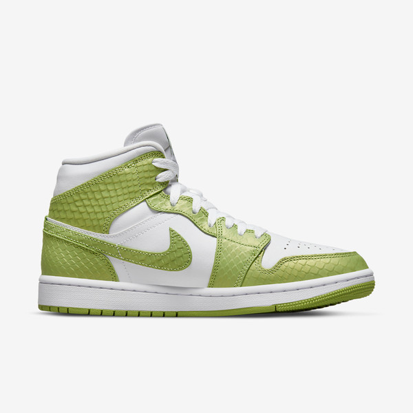 Air Jordan 1 Mid Green Python
