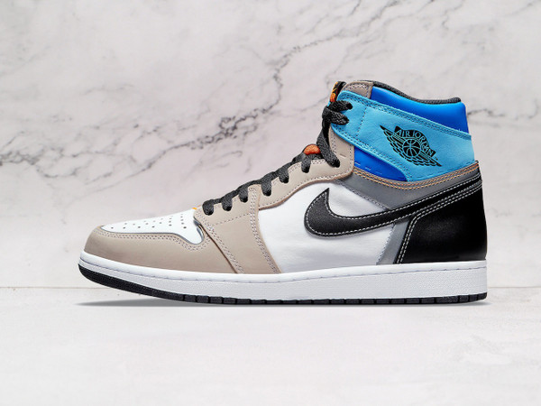Air Jordan 1 Retro High OG 'Prototype' – Convertible High-to-Low Sneaker with Reflective Details and Multi-Color Overlays