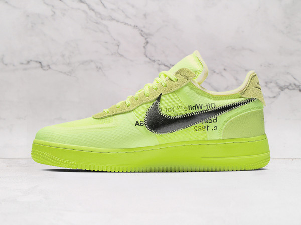 Nike Air Force 1 Low Off-White ‘Volt’ – A Neon Statement Piece