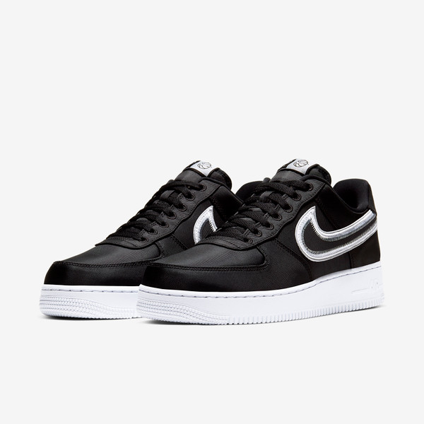 Air Force 1 Reverse Stitch Black