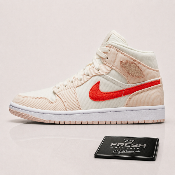 Air jordan 1 Mid Corduroy Sail