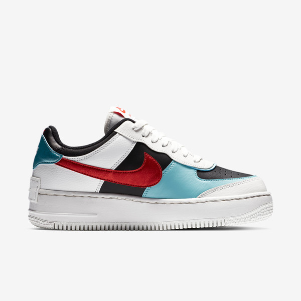 Air Force 1 Shadow Bleached Aqua Chile Red