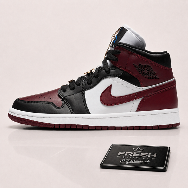 Air jordan 1 Mid SE Black dark Beetroot