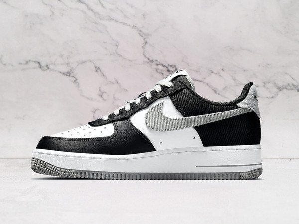 Nike Air Force 1 LV8 EMB 'Raiders' Black White – Team-Inspired Design with Air Cushioning Nike Air Force 1 LV8 EMB 'Raiders' Black White – Team-Inspired Design with Air Cushioning