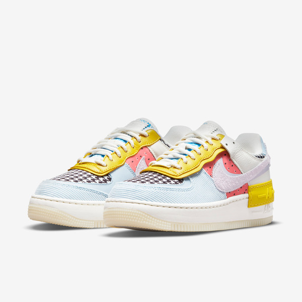 Air force 1 Shadow Multi mismatched materials
