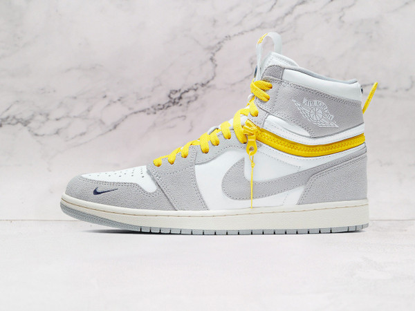 Air Jordan 1 High Switch 'Light Smoke Grey' – White Leather and Suede Upper with Interchangeable Strap Air Jordan 1 High Switch 'Light Smoke Grey' – White Leather and Suede Upper with Interchangeable Strap