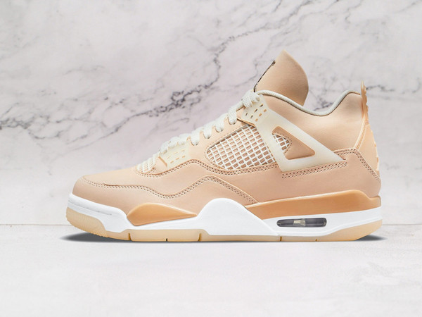 Air Jordan 4 Retro Shimmer – Suede Upper with Metallic Bronze and Orange Accents