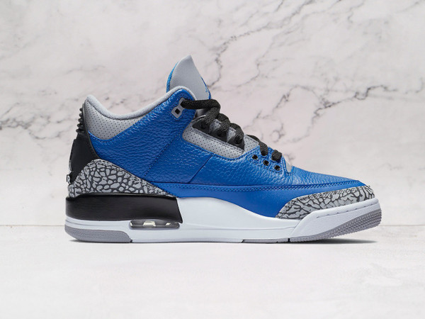 Air Jordan 3 Retro Varsity Royal Cement – Bold Royal/Cement Design