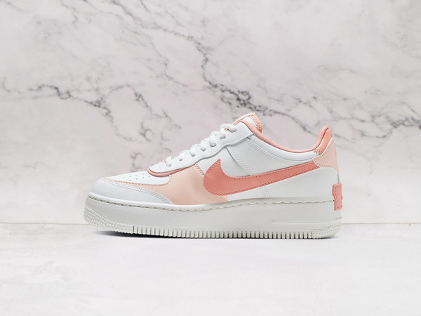 Nike Air Force 1 Shadow 'White Coral Pink' – Fresh Design with Modern Flair
