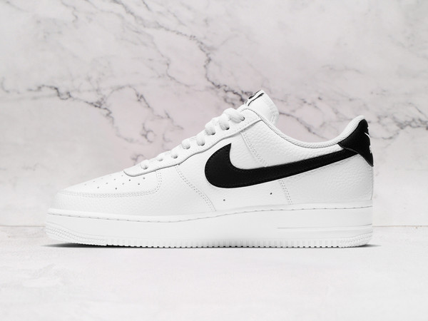 Nike Air Force 1 Low '07 White Black Pebbled Leather – Classic and Premium Design