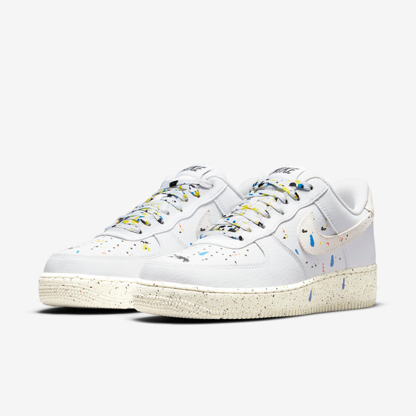 Air force 1 Lv8 Paint splatter White