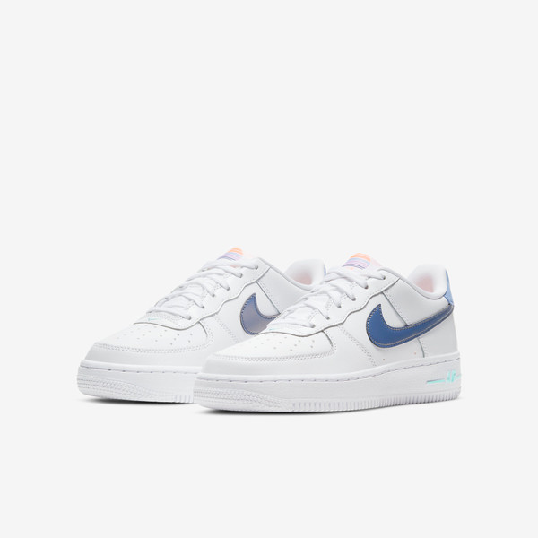 Air force 1 Lv8 White dark purple dust