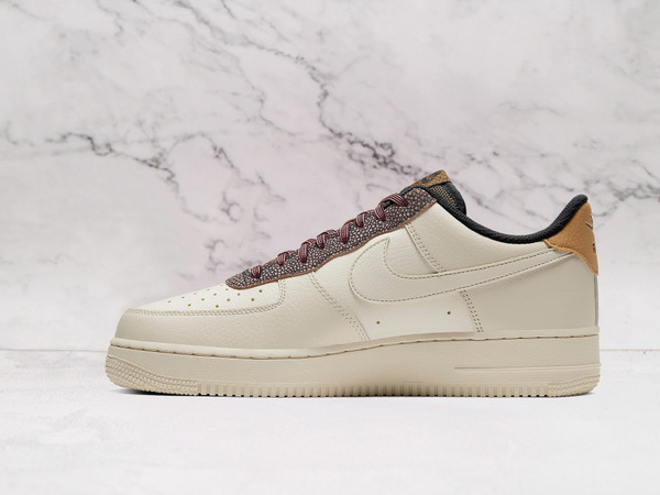 Nike Air Force 1 Fossil – Natural Hemp Upper with Embroidered Swoosh