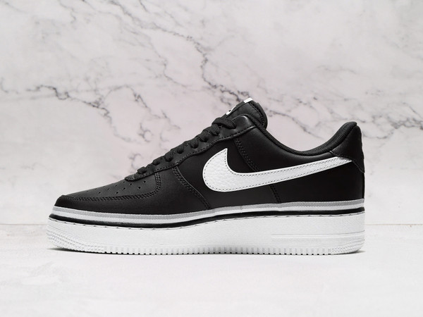 Nike Air Force 1 Low 'Ribbon' Black/White – Modern Twist on a Classic