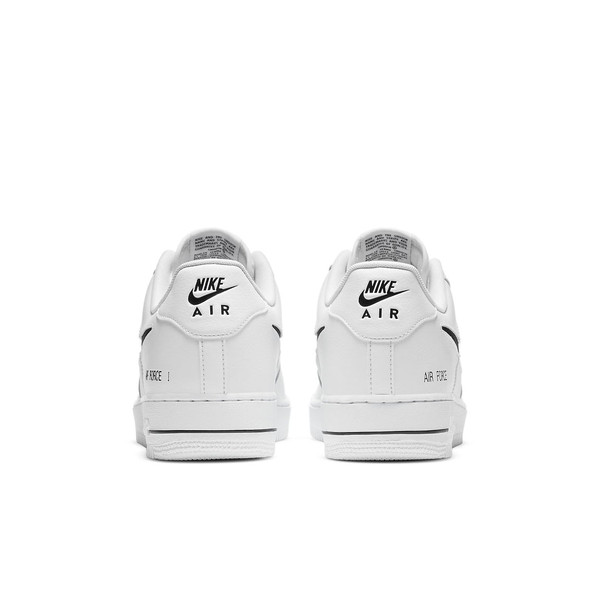 Air force 1 White black Cut-out