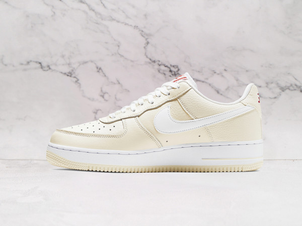 Air Force 1 '07 Premium 'Popcorn' – Coconut Milk Leather with Vintage Popcorn Branding