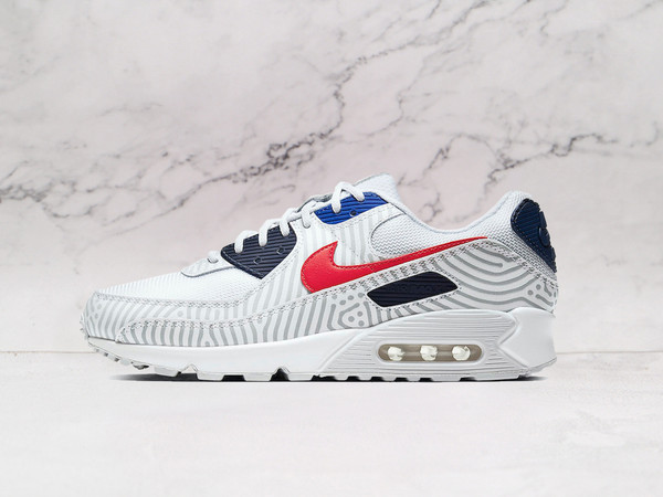 Nike Air Max 90 Euro Tour 2020 – White Textile Upper with Reflective 3M Striping and Bold TPU Accents