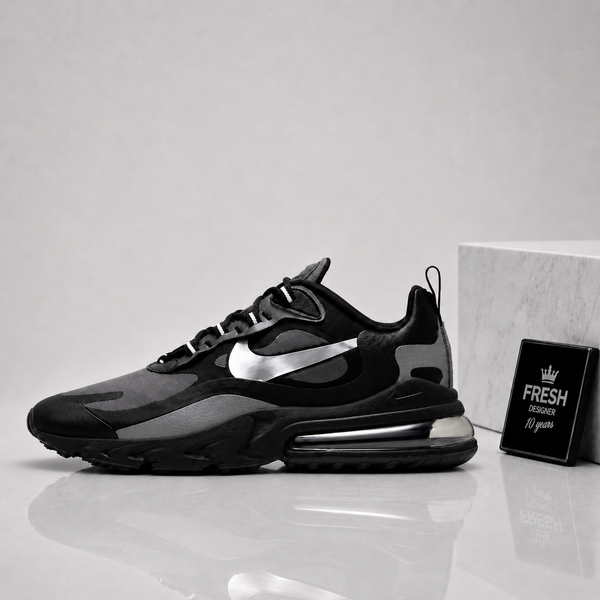 Nike Air Max 270 React Winter Black Dark Grey