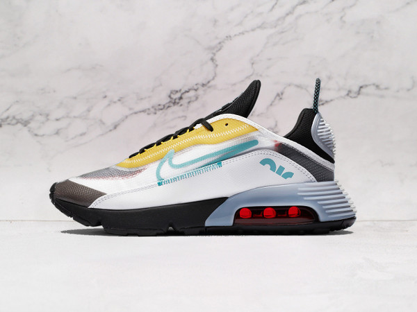 Nike Air Max 2090 'White Speed Yellow Bleached Aqua' – Translucent Upper with Vibrant Accents