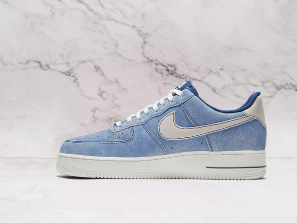 Nike Air Force 1 LX 'Dusty Blue' – Suede Upper in Blue Void with Sail Nike Air Force 1 LX 'Dusty Blue' – Suede Upper in Blue Void with Sail