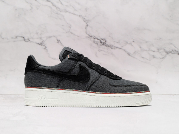 Nike Air Force 1 Low '3x1 Denim Black' – Black Selvedge Denim Upper with White Midsole Nike Air Force 1 Low '3x1 Denim Black' – Black Selvedge Denim Upper with White Midsole