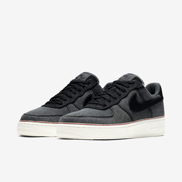 Air force 1 3x1 Denim Black