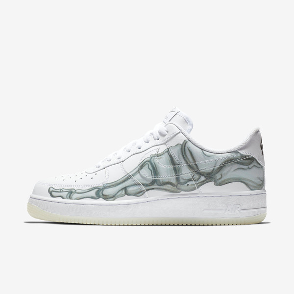 Air force 1 White skeleton halloween