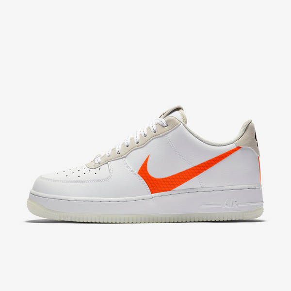 Air force 1 Lv8 White Orange swoosh
