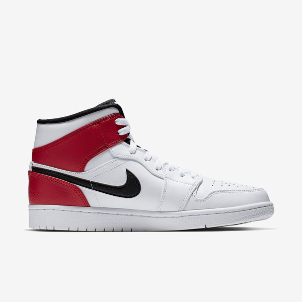 Air Jordan 1 Mid White Chicago