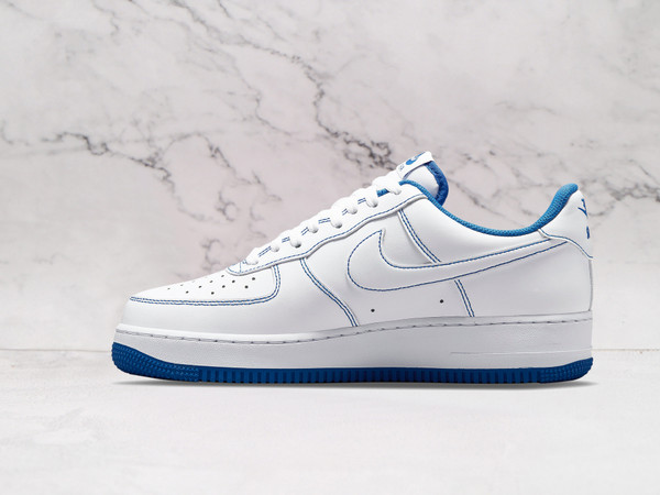 Nike Air Force 1 '07 'Contrast Stitch – White Game Royal' – Premium Game Royal Contrast Stitching Nike Air Force 1 '07 'Contrast Stitch – White Game Royal' – Premium Game Royal Contrast Stitching