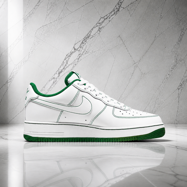 Air force 1 Contrast stitch White green pine